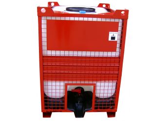 Gitterbox für IBC 1065 Liter /Kunststofftank KT 1065 Liter - rot